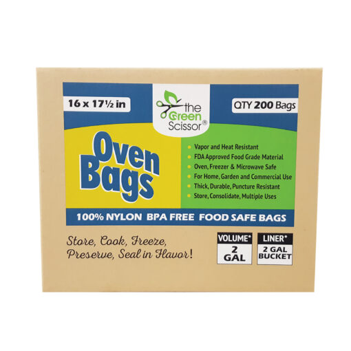 The Green Scissor Oven Bags 200 count box