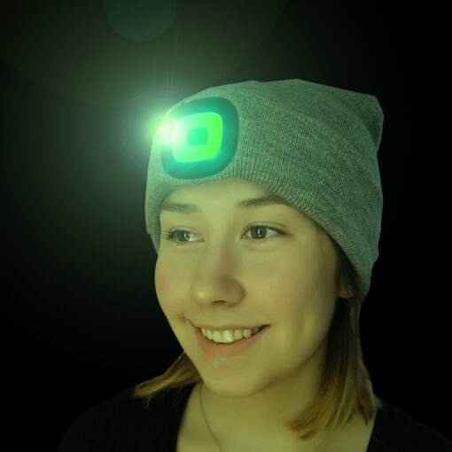 The Green Scissor Headlamp Beanie