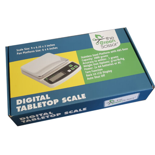 The Green Scissor Digital Tabletop Scale