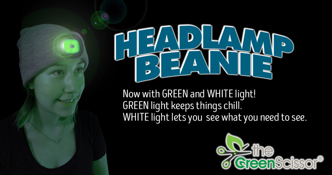 The Green Scissor Headlamp Beanie