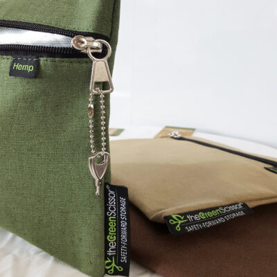 Locking Hemp Bags: SAFETY FORWARD STORAGE by The Green Scissor