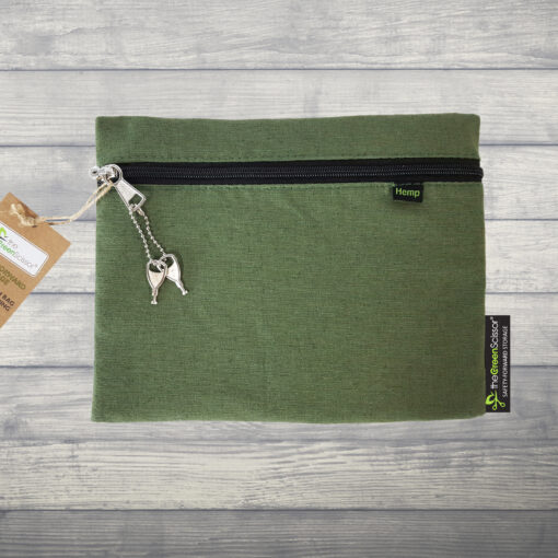 Locking Hemp Bag LARGE GREEN