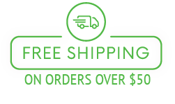 Get FREE SHIPPING on orders over $50