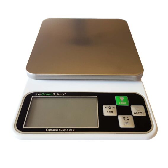 The Green Scissor Precision Digital Tabletop Scale 1100 g Capacity